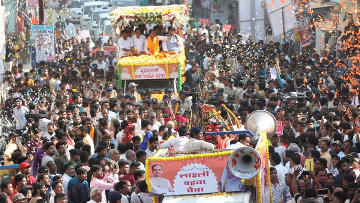 मुख्यमंत्री श्री शिवराज सिंह चौहान के बड़नगर जनदर्शन कार्यक्रम में उमड़ा जन सैलाब।

